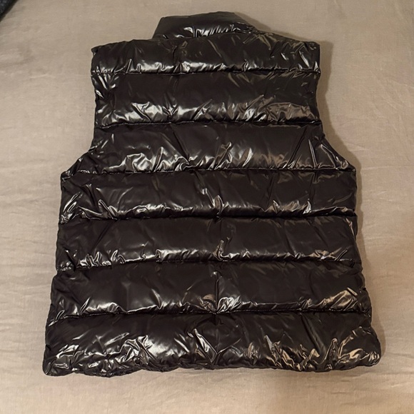 Moncler Tibb Nylon Down Vest - Shiny Black - Size 2 (Medium Men’s) - Picture 4 of 8